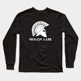 Mod.12 Molon Labe Greek Spartan Long Sleeve T-Shirt